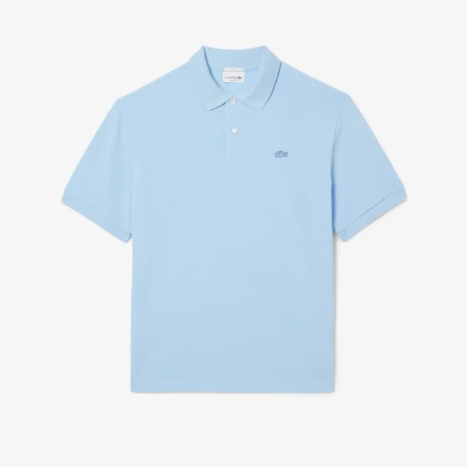 Polo de piqué grueso de corte holgado para hombre