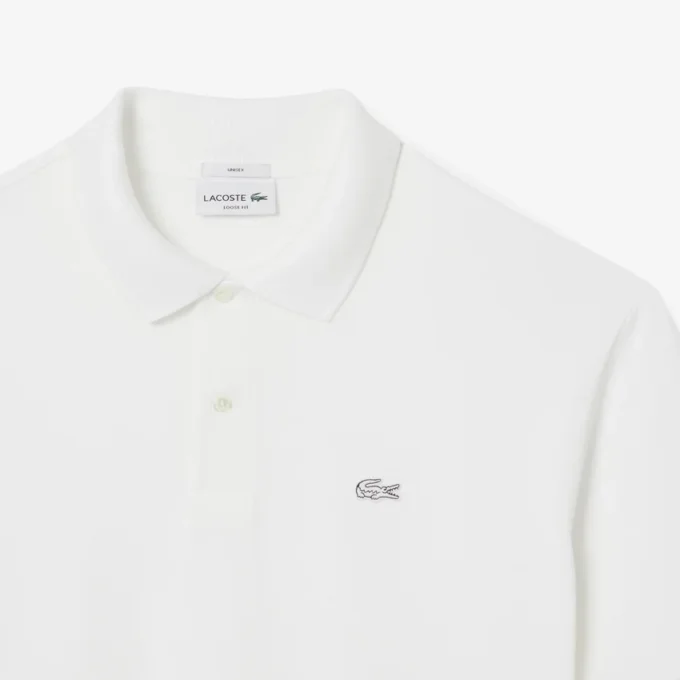Polo de piqué grueso de corte holgado para hombre
