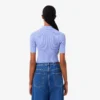 Polo de punto acanalado 3D para mujer