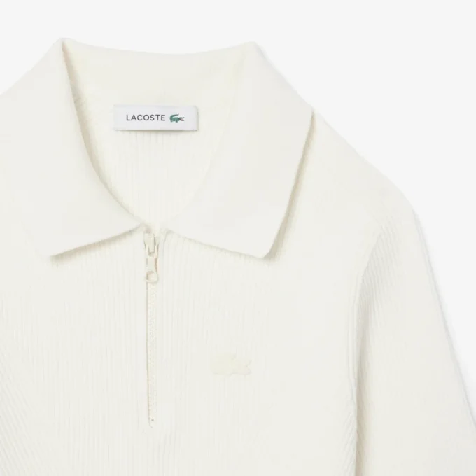 Polo de punto acanalado 3D para mujer