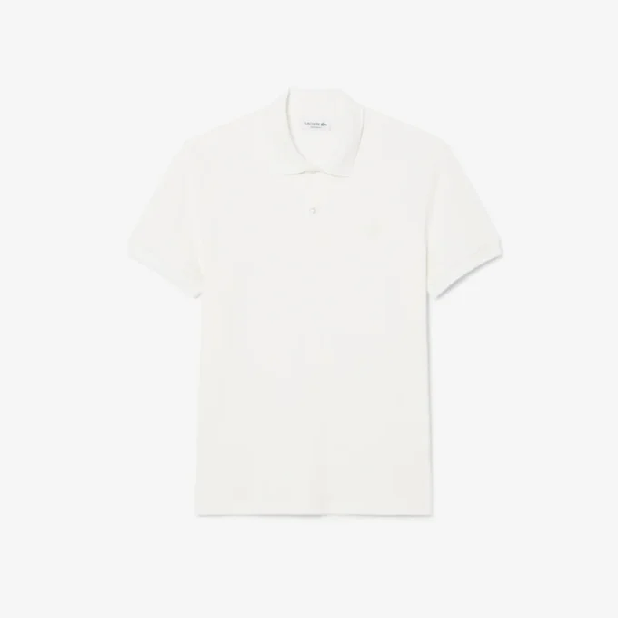 Polo de punto acanalado de corte clásico