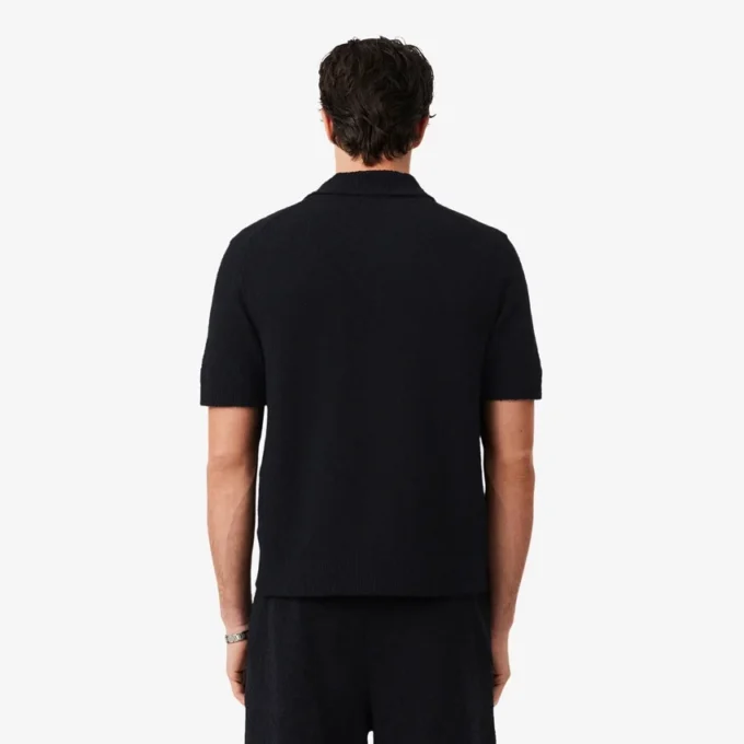 Polo de punto bouclé de corte clásico