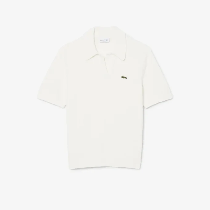 Polo de punto bouclé de corte clásico