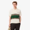 Polo de rayas de corte clásico para hombre, fabricado en Francia