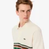 Polo de rayas de corte clásico para hombre, fabricado en Francia