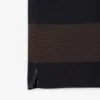 Polo de rugby a rayas de corte holgado para hombre