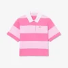 Polo de rugby oversize de algodón a rayas