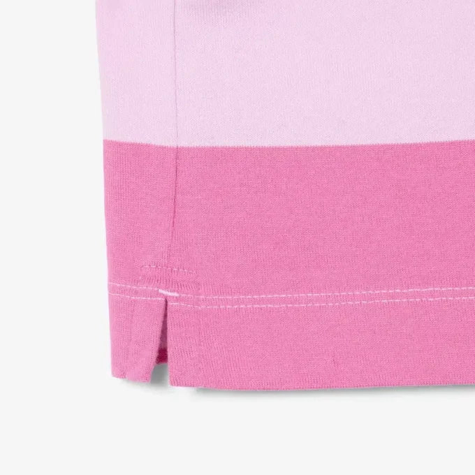 Polo de rugby oversize de algodón a rayas