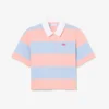 Polo de rugby oversize de algodón a rayas