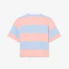Polo de rugby oversize de algodón a rayas