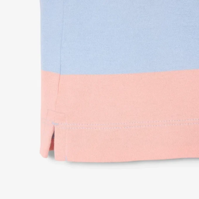 Polo de rugby oversize de algodón a rayas