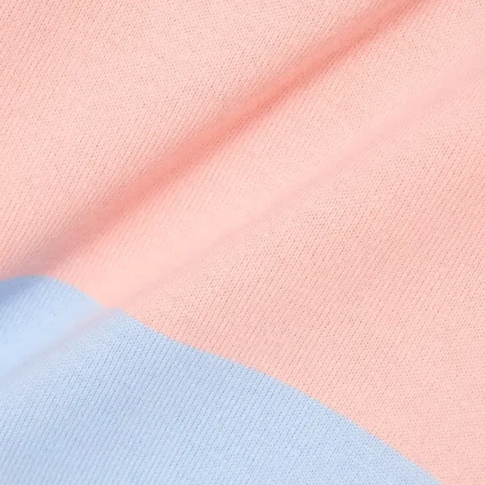 Polo de rugby oversize de algodón a rayas