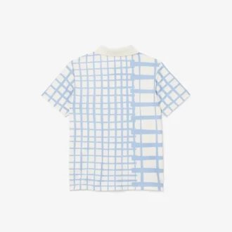 Polo de tenis de piqué a rayas para niño