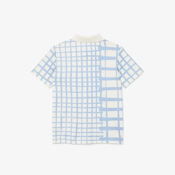 Polo de tenis de piqué a rayas para niño