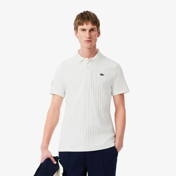 Polo de tenis Heritage para hombre con detalle de insignia Ultra Dry