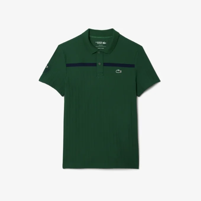 Polo de tenis Heritage para hombre con detalle de insignia Ultra Dry
