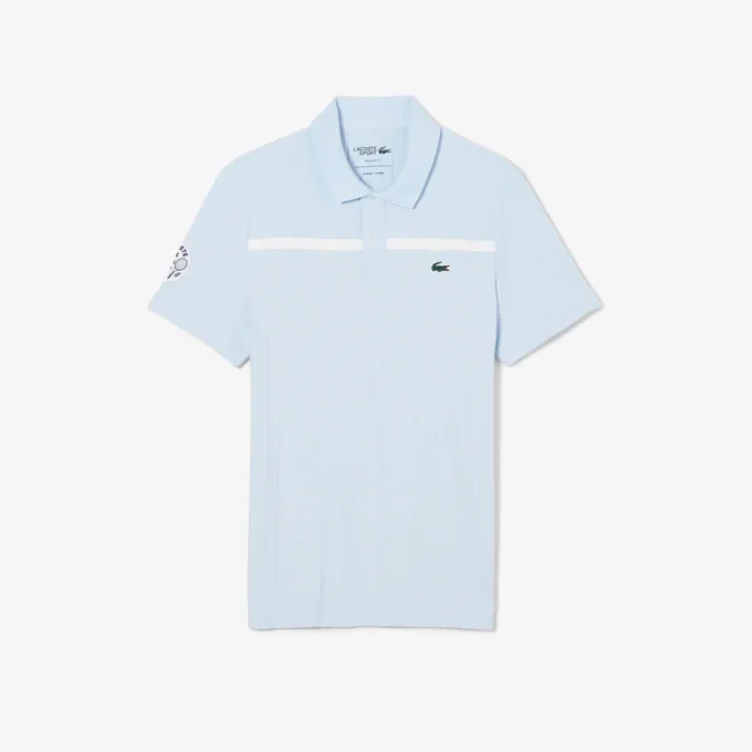 Polo de tenis Heritage para hombre con detalle de insignia Ultra Dry