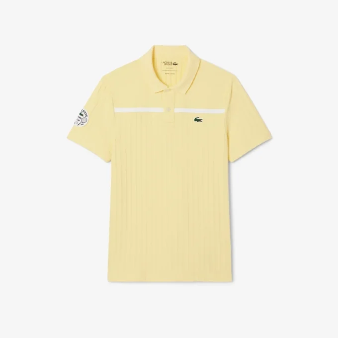 Polo de tenis Heritage para hombre con detalle de insignia Ultra Dry