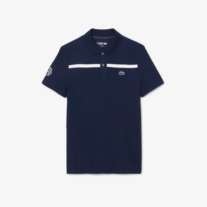 Polo de tenis Heritage para hombre con detalle de insignia Ultra Dry