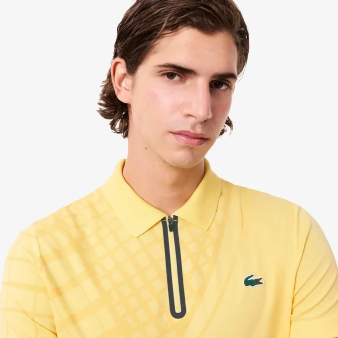 Polo de tenis slim fit estampado Ultra Dry para hombre