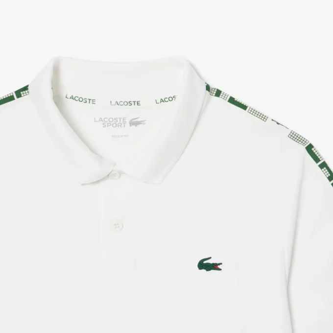 Polo de Tenis Ultra Dry con rayas de la marca para hombre
