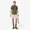 Polo de Tenis Ultra Dry estampado de corte entallado para hombre