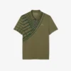 Polo de Tenis Ultra Dry estampado de corte entallado para hombre