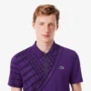 Polo de Tenis Ultra Dry estampado de corte entallado para hombre