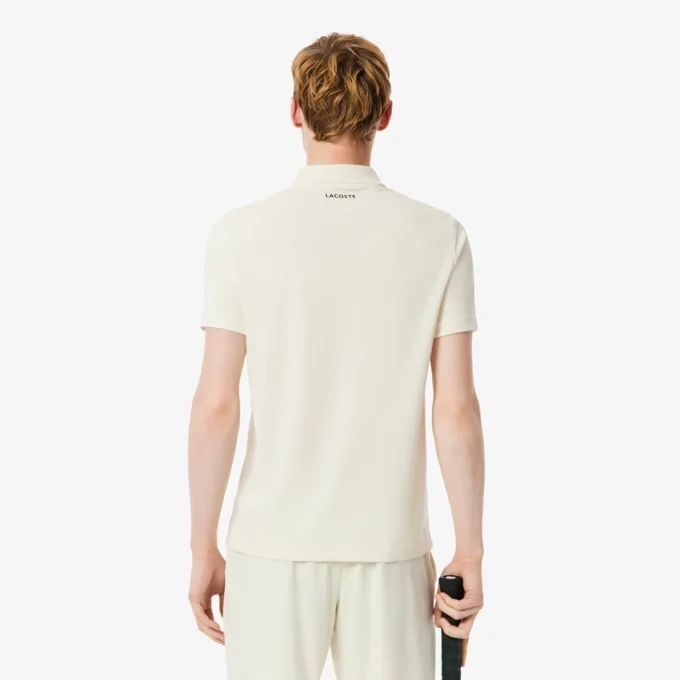 Polo de Tenis Ultra Dry estampado de corte entallado para hombre