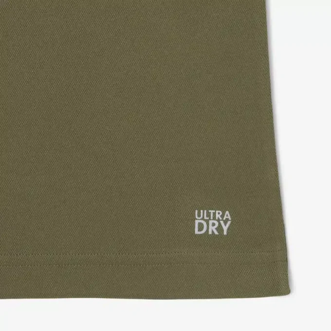Polo de Tenis Ultra Dry estampado de corte entallado para hombre