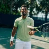 Polo de Tenis Ultra Dry estampado de corte entallado para hombre