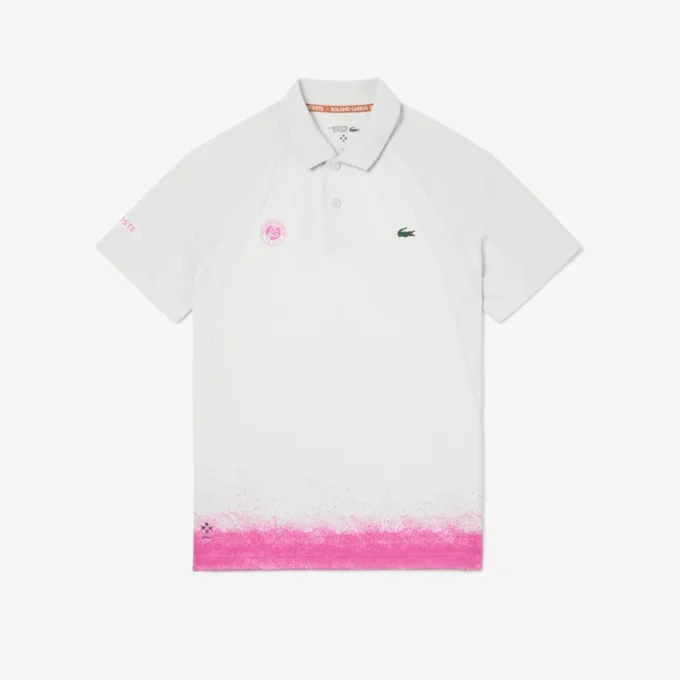 Polo deportivo de corte entallado para hombre, edición Roland Garros
