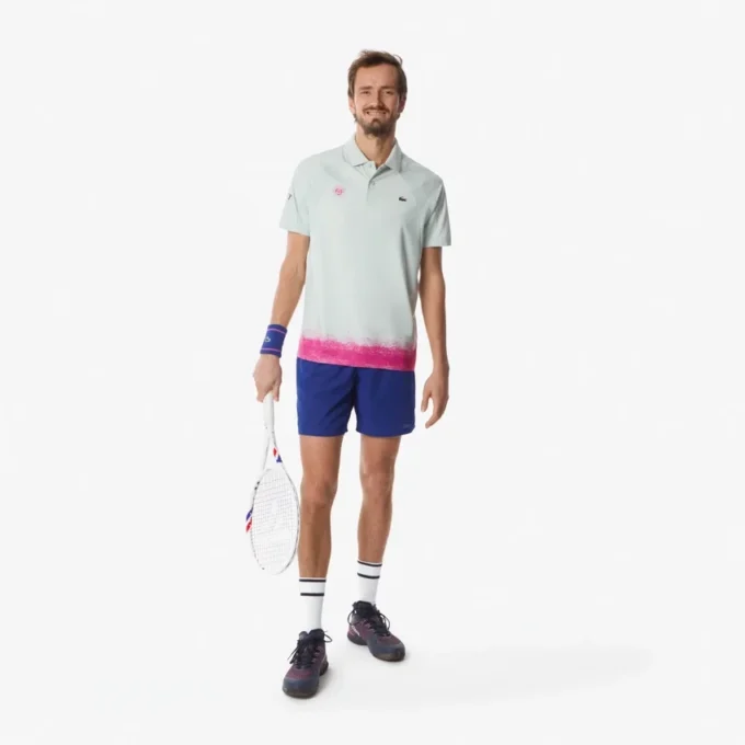Polo deportivo de corte entallado para hombre, edición Roland Garros