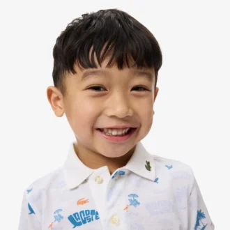 Polo estampado Mini Piqua