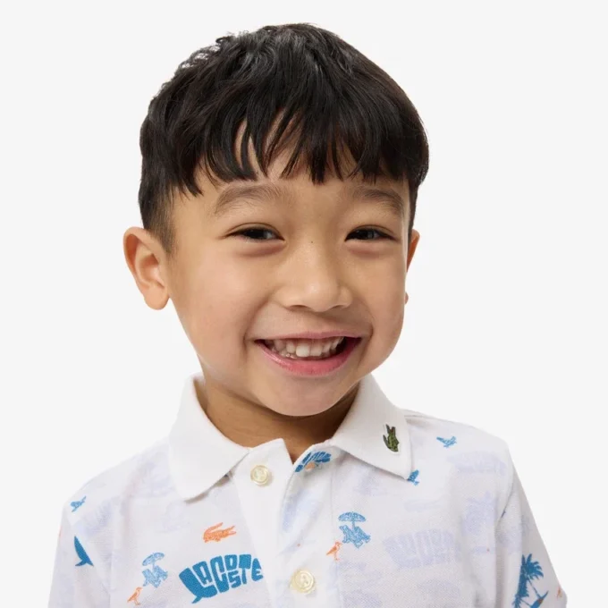 Polo estampado Mini Piqua