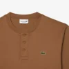 Polo Henley de manga larga para hombre