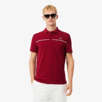 Polo L.12.12 con ribete con el logotipo, corte regular para hombre