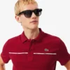 Polo L.12.12 con ribete con el logotipo, corte regular para hombre
