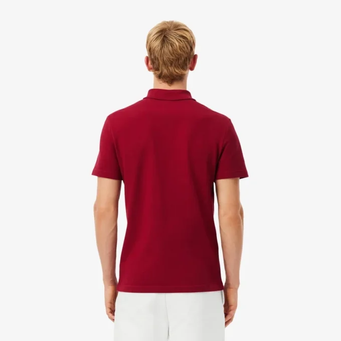 Polo L.12.12 con ribete con el logotipo, corte regular para hombre