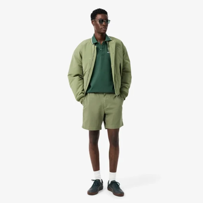 Polo L.12.12 de corte clásico con detalle de bolsillo para hombre