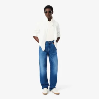 Polo L.12.12 de corte clásico con detalle de bolsillo para hombre