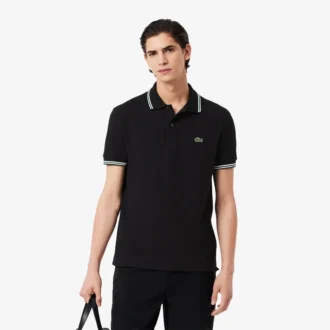 Polo L.12.12 de corte regular con detalles decorativos para hombre