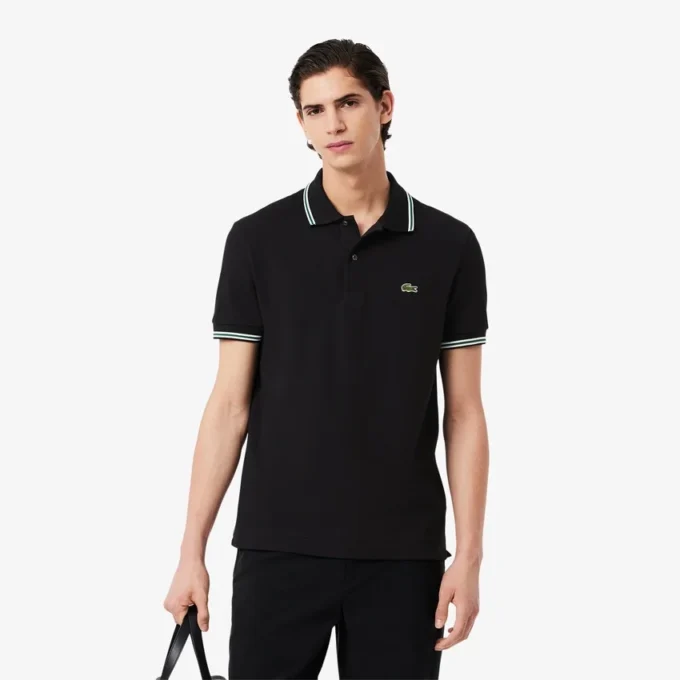 Polo L.12.12 de corte regular con detalles decorativos para hombre