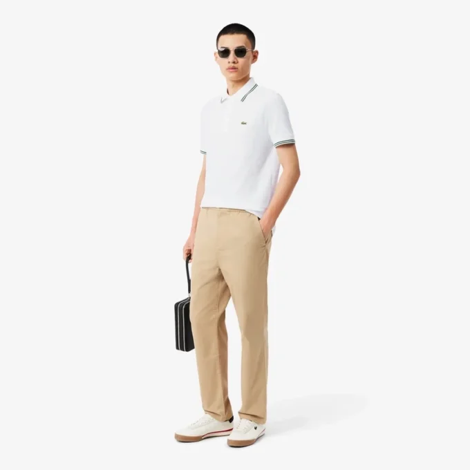 Polo L.12.12 de corte regular con detalles decorativos para hombre