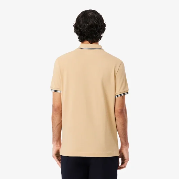Polo L.12.12 de corte regular con detalles decorativos para hombre