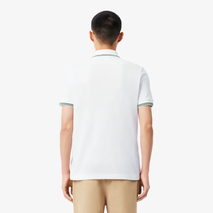 Polo L.12.12 de corte regular con detalles decorativos para hombre