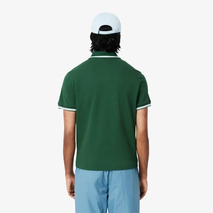 Polo L.12.12 de corte regular con detalles decorativos para hombre
