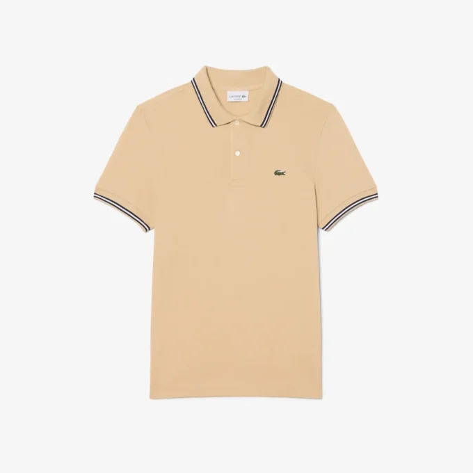 Polo L.12.12 de corte regular con detalles decorativos para hombre