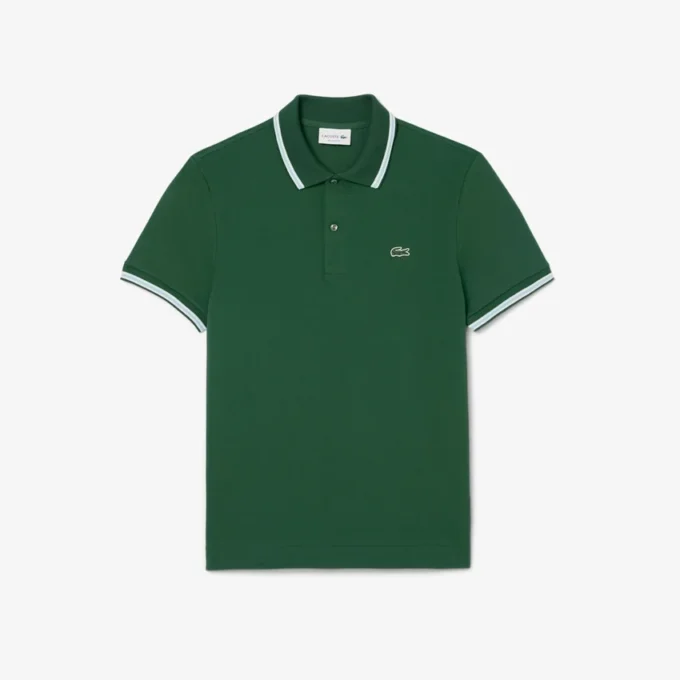 Polo L.12.12 de corte regular con detalles decorativos para hombre