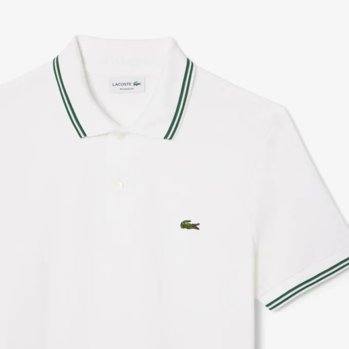 Polo L.12.12 de corte regular con detalles decorativos para hombre